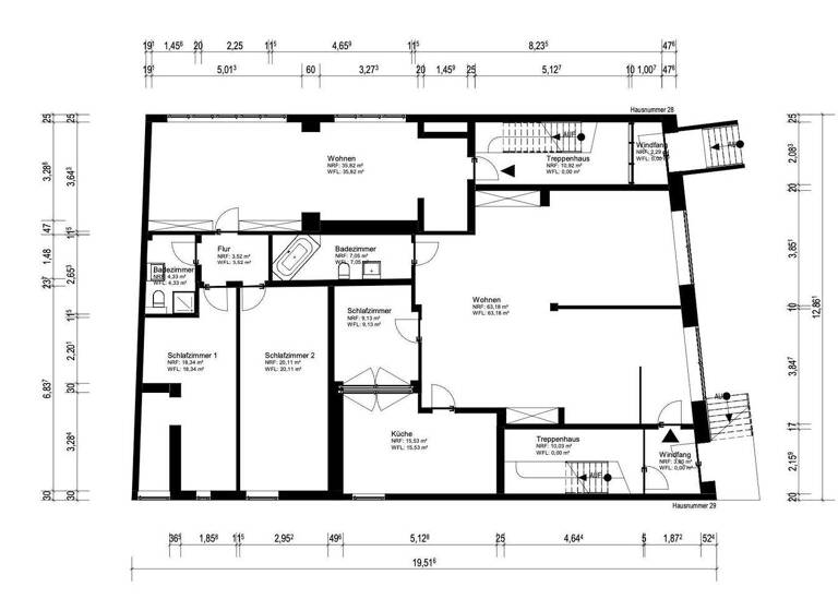 Mehrfamilienhaus zum Kauf 1.450.000 € 24 Zimmer 562,5 m² 260 m² Grundstück Steintor Bremen 28203