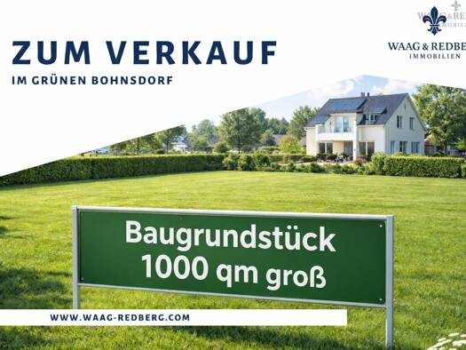 Grundstück zum Kauf 380.000 € 1.000 m² Grundstück Bohnsdorf Berlin 12526