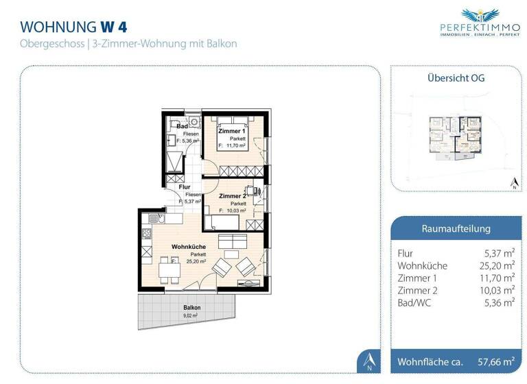 Wohnung zum Kauf 284.000 € 3 Zimmer 57,7 m² Sautens 6432