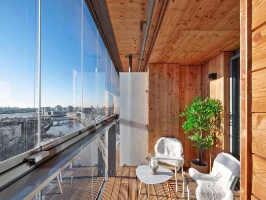 Wohnung zum Kauf 790.000 € 2 Zimmer 60 m² 17. Geschoss Hammerbrook Hamburg 20457