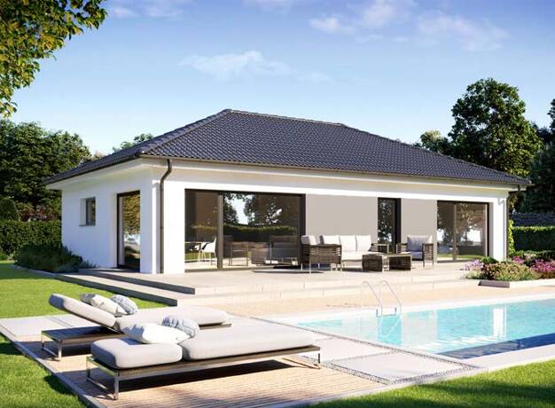 Bungalow zum Kauf - Neubau provisionsfrei 437.336 € 4 Zimmer 101 m² 623 m² Grundstück Marlishausen Arnstadt 99310