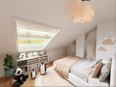 Wohnung zum Kauf 139.900 € 3 Zimmer 50,8 m² Dachgeschoss, 4. Geschoss Holthausen Düsseldorf 40589