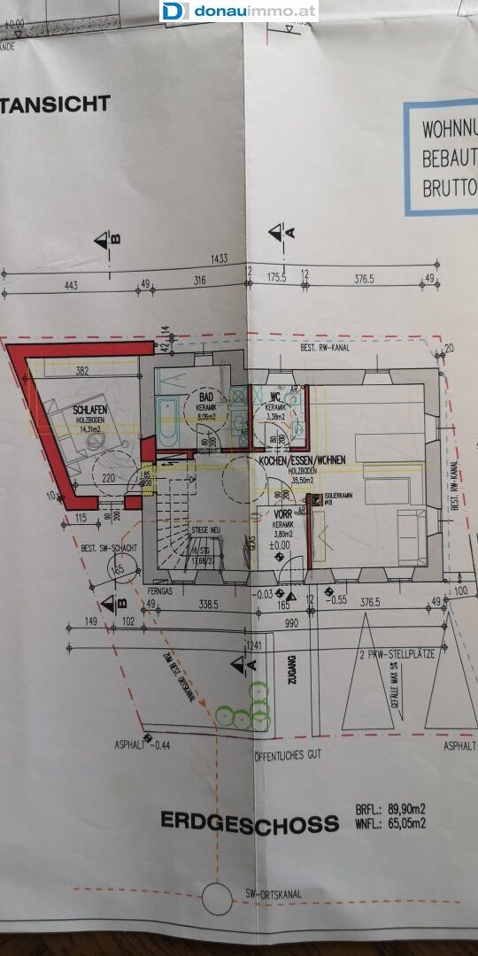 Einfamilienhaus zum Kauf 4,5 Zimmer 109 m²<br/>Wohnfläche 174 m²<br/>Grundstück Neuhofen an der Krems 4501