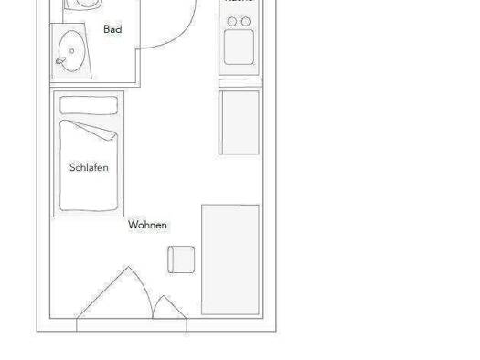 Studio zum Kauf 125.000 € 1 Zimmer 17 m² 1. Geschoss Peterstraße 36 St Peter Nürnberg 90478