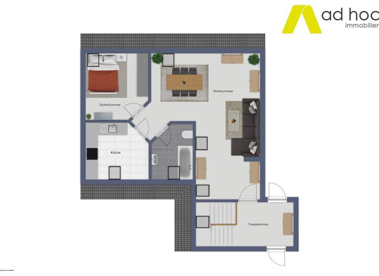 Wohnung zur Miete 270 € 2 Zimmer 34,4 m² 3. Geschoss Oberstr. 6 Teuchern 06682