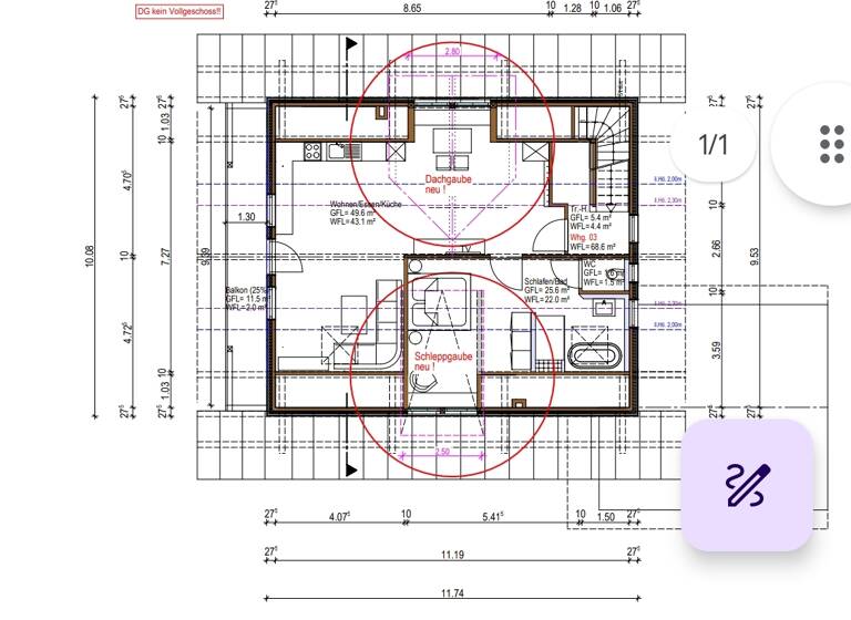 Wohnung zur Miete 1.500 € 1 Zimmer 70 m² Geschoss 2/3 frei ab 15.06.2026 Übersee 83236