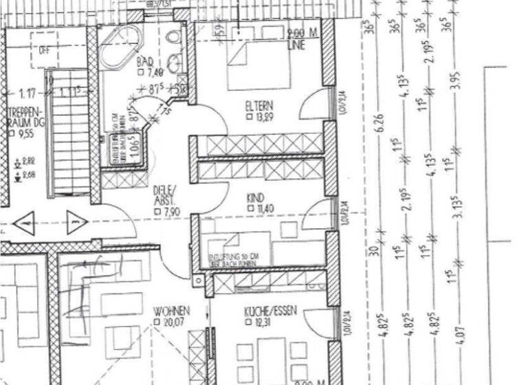 Maisonette zum Kauf provisionsfrei 410.000 € 3 Zimmer 100 m² 1. Geschoss frei ab 01.11.2026 Sonnenblumenstraße 19 Unterneukirchen 84579