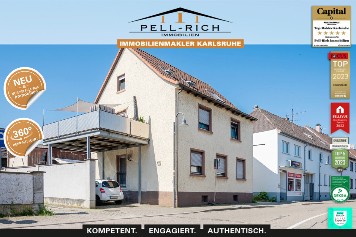 Mehrfamilienhaus zum Kauf 550.000 € 8 Zimmer 149,4 m²<br/>Wohnfläche 327 m²<br/>Grundstück Blankenloch Stutensee 76279