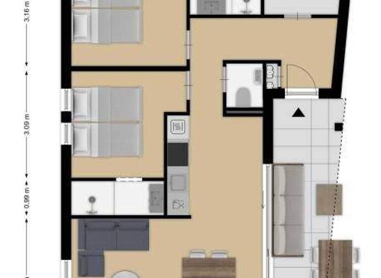 Haus zum Kauf provisionsfrei 385.000 € 2 Zimmer 72 m² 284 m² Grundstück frei ab sofort Nieuwesluisweg  1 Breskens 4511RG