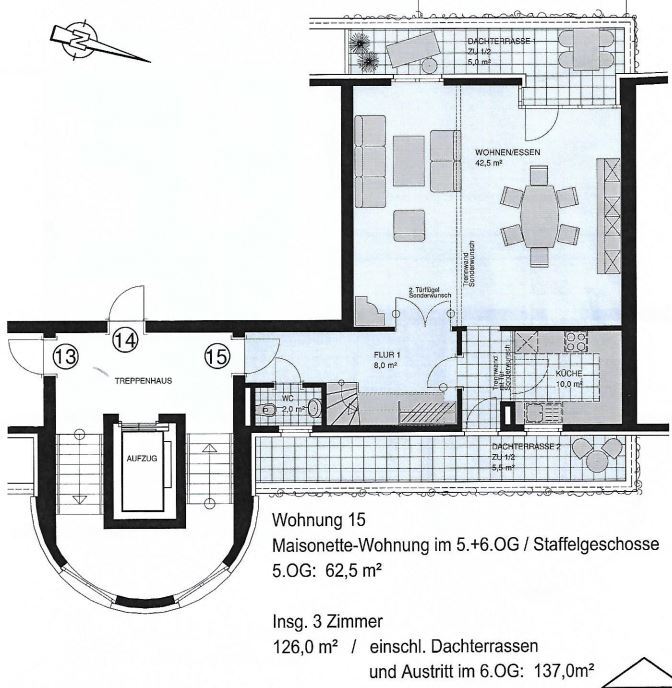 Maisonette zur Miete 1.986 € 3 Zimmer 137 m²<br/>Wohnfläche Lütjenmoor 15 Garstedt Norderstedt 22850