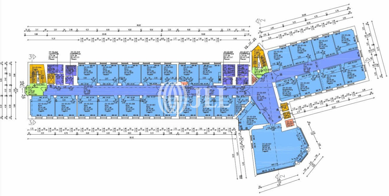 Bürofläche zur Miete 1.860 m²<br/>Bürofläche ab 516 m²<br/>Teilbarkeit Westend - Süd Frankfurt am Main 60322