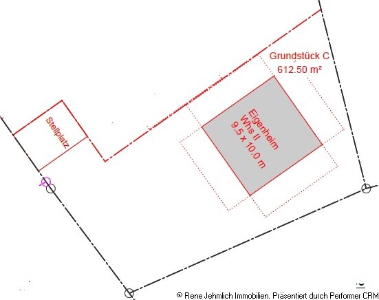 Grundstück zum Kauf 42.840 € 612 m²<br/>Grundstück Oberlungwitz 09353