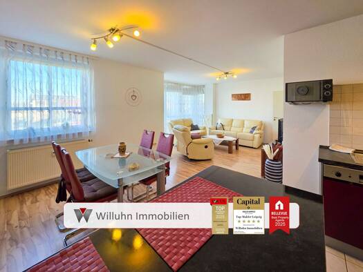 Wohnung zur Miete 700 € 2 Zimmer 59,3 m² 1. Geschoss frei ab 01.11.2026 Dieskaustraße 136 Großzschocher Südwest 04249