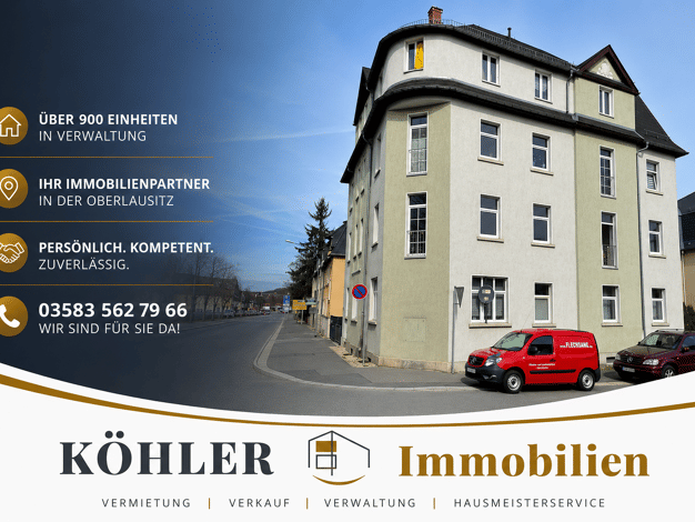 Wohnung zur Miete 220 € 1 Zimmer 35 m² frei ab sofort Lengenfelder Straße 18 Rodewisch Rodewisch 08228