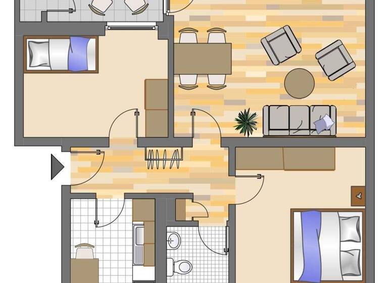 Wohnung zur Miete 489 € 3,5 Zimmer 67 m² 2. Geschoss Hestermannstraße 17 Hassel Gelsenkirchen 45896