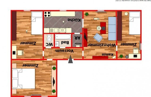 Wohnung zur Miete 484 € 4 Zimmer 76 m²<br/>Wohnfläche 2.<br/>Geschoss Beethovenstrasse Persenbeug 3680