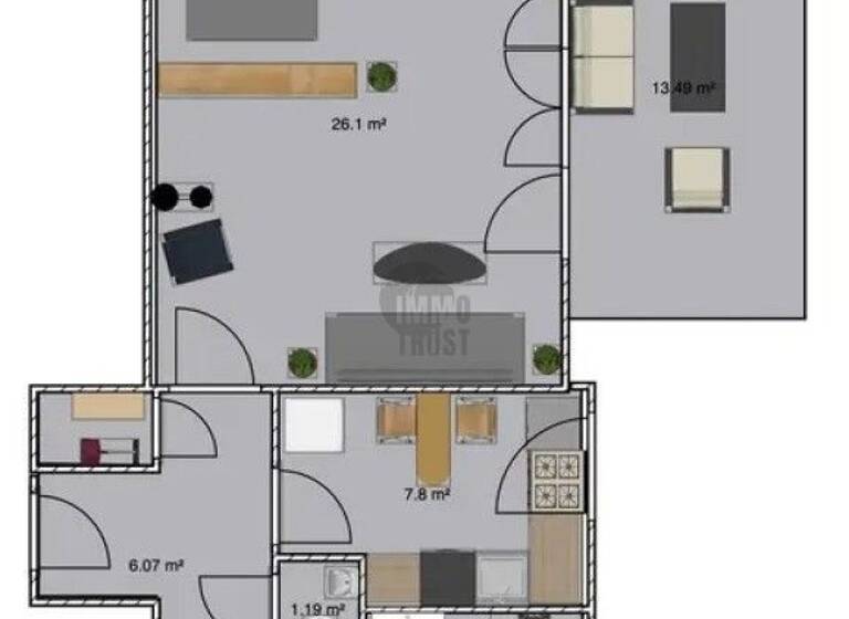 Studio zum Kauf 175.000 € 1 Zimmer 49 m² Hanstedt 21271