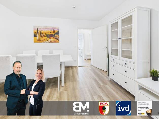 Wohnung zum Kauf 374.400 € 3 Zimmer 72 m² Am Schäfflerbach Augsburg 86153
