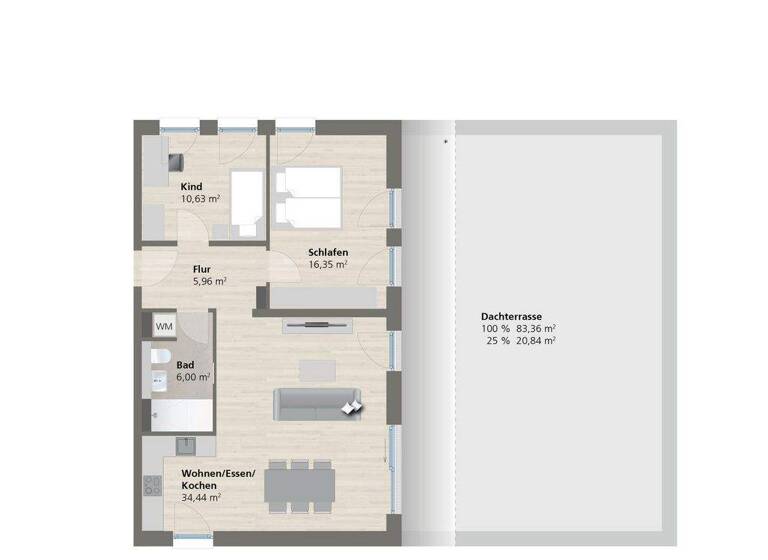 Penthouse zum Kauf - Erstbezug provisionsfrei 505.000 € 3 Zimmer 94,2 m² 4. Geschoss Giengen Giengen an der Brenz 89537