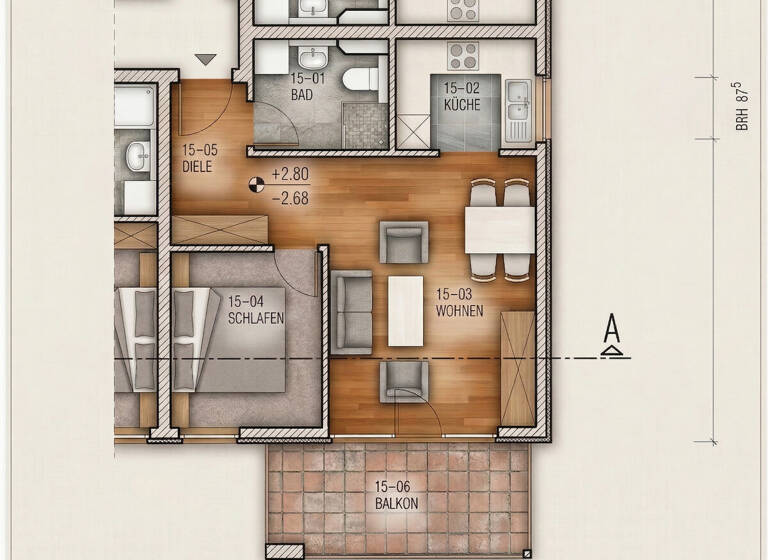 Wohnung zum Kauf 185.000 € 2 Zimmer 45 m² 1. Geschoss frei ab sofort Marienstraße 3 Göhren 18586