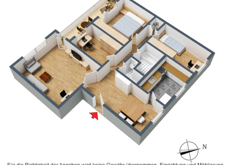 Wohnung zum Kauf 395.000 € 4,5 Zimmer 91,7 m²<br/>Wohnfläche 1.<br/>Geschoss ab sofort<br/>Verfügbarkeit Triebweg 125 Feuerbach Stuttgart 70469