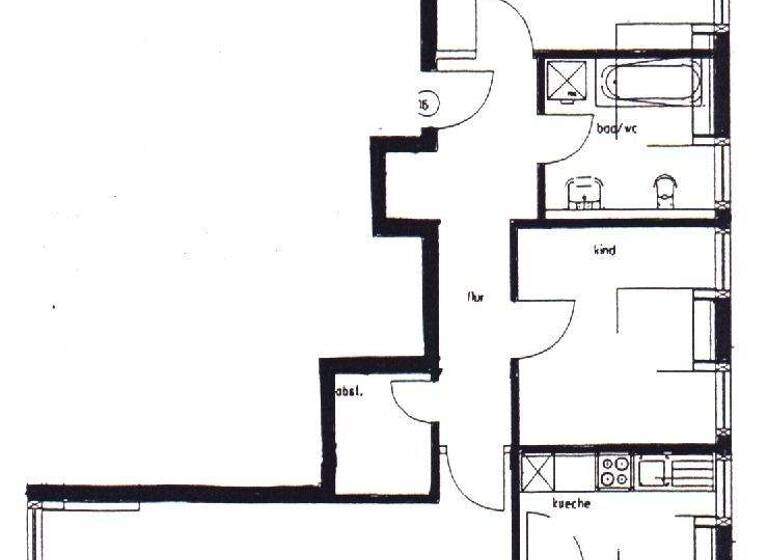 Wohnung zur Miete 640 € 3 Zimmer 86,3 m² EG frei ab 01.05.2026 Hauptstraße 33 - 37 Radeberg 01454