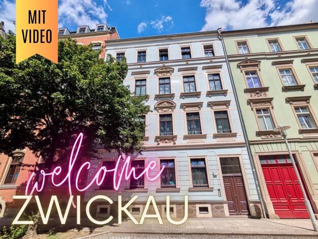 Wohnung zur Miete 278 € 2 Zimmer 46,2 m² EG Moritzstraße 15 Innenstadt Zwickau 08056