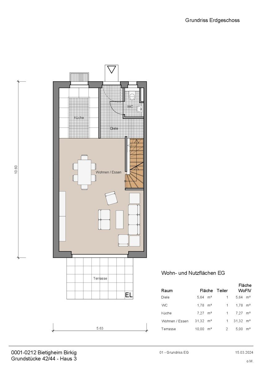 Doppelhaushälfte zum Kauf provisionsfrei 538.000 € 5 Zimmer 114 m²<br/>Wohnfläche 224 m²<br/>Grundstück Bietigheim 76467