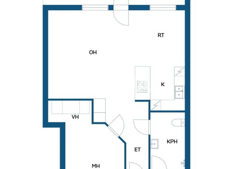Reihenmittelhaus zum Kauf 185.000 € 2 Zimmer 54,5 m² 6.213 m² Grundstück Saratie 2 Vantaa 01300