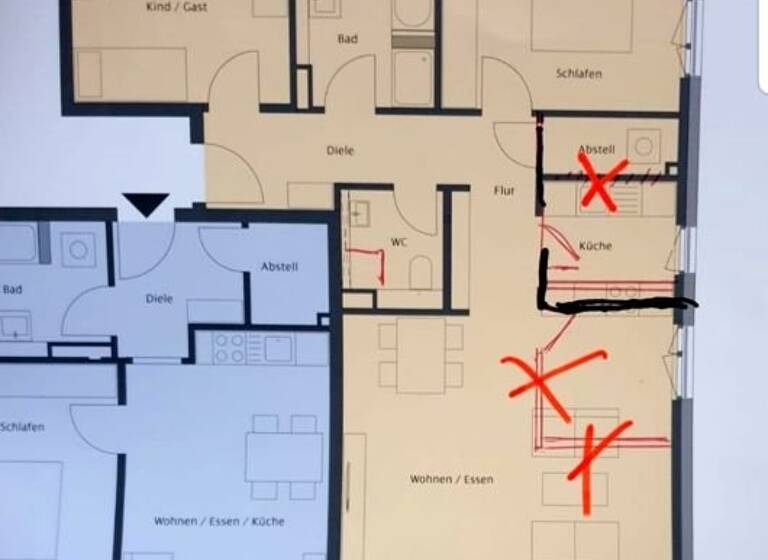 Wohnung zur Miete 1.790 € 3 Zimmer 102,1 m²<br/>Wohnfläche 2.<br/>Geschoss ab sofort<br/>Verfügbarkeit Kalbach-Riedberg Frankfurt am Main / Riedberg 60438