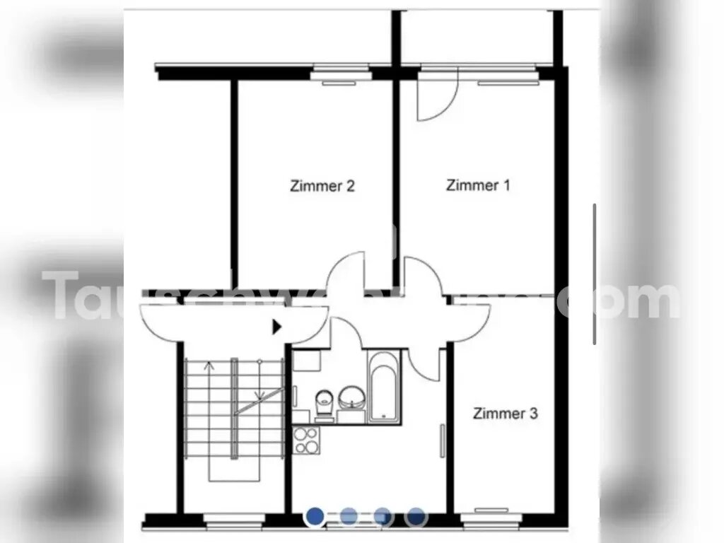 Wohnung zur Miete Tauschwohnung 372 € 3 Zimmer 63 m²<br/>Wohnfläche Alt-Hohenschönhausen Berlin 10365