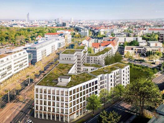 Wohnung zur Miete - Erstbezug 1.146 € 3 Zimmer 79 m² EG Riebeckstraße 60 Reudnitz-Thonberg Leipzig 04317