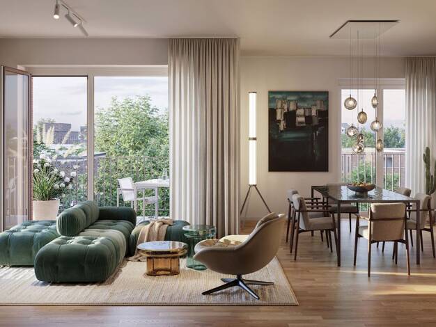 Wohnung zum Kauf - Neubau 1.539.000 € 4,5 Zimmer 137,5 m² 6. Geschoss Hohenzollernring 125 Ottensen Hamburg 22763