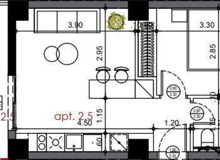 Studio zum Kauf 165.000 € 2 Zimmer 52 m² 2. Geschoss Thessaloniki