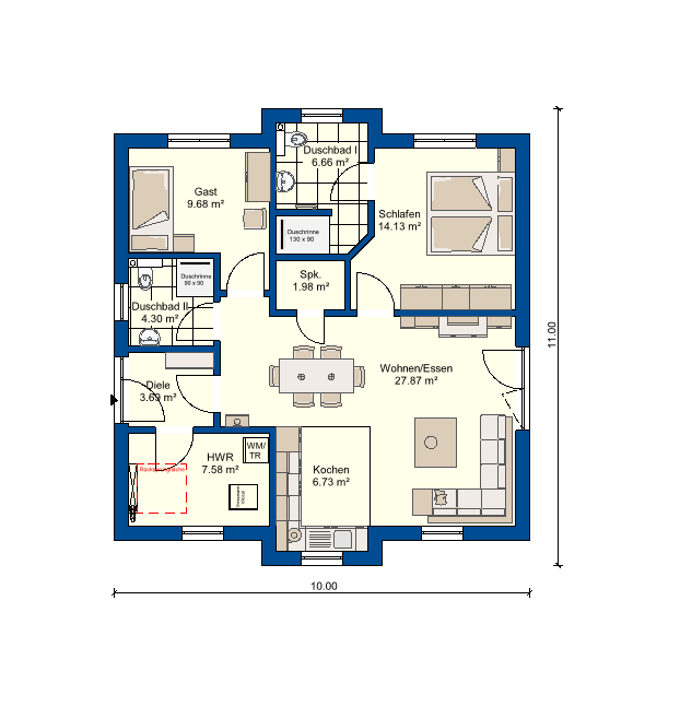 Bungalow zum Kauf provisionsfrei 334.720 € 3 Zimmer 82,6 m²<br/>Wohnfläche 830 m²<br/>Grundstück Röblingen am See Seegebiet Mansfelder Land 06317