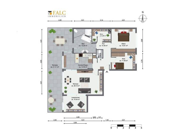 Penthouse zum Kauf 450.000 € 5 Zimmer 121 m² 3. Geschoss Güldensteinstraße 31 Sontheim Heilbronn 74081