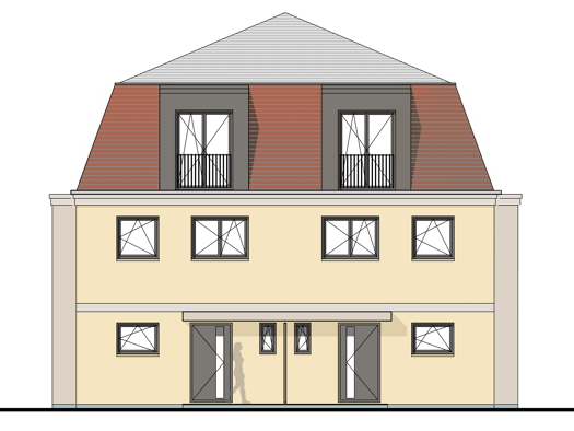 Doppelhaushälfte zum Kauf provisionsfrei 790.000 € 5 Zimmer 159,7 m² 245 m² Grundstück Forchheim Rheinstetten 76287