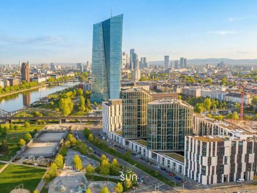 Wohnung zur Miete 1.850 € 2 Zimmer 64 m² 6. Geschoss Ostend Frankfurt am Main 60314