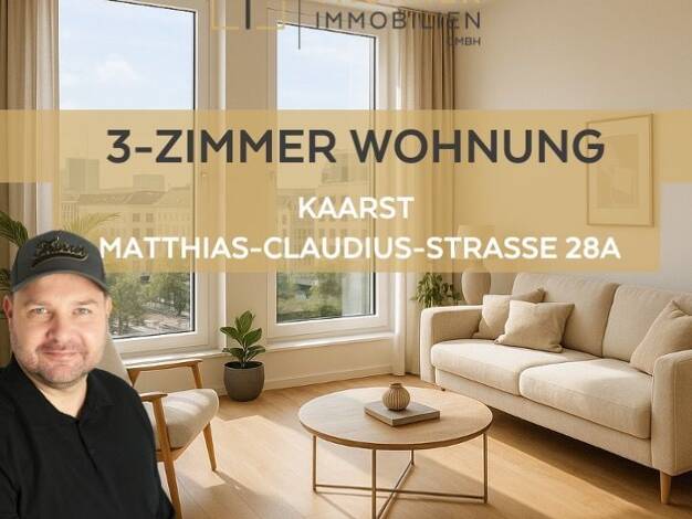 Wohnung zur Miete 1.100 € 3 Zimmer 82,7 m² 3. Geschoss frei ab 01.08.2026 Matthias-Claudius-Straße 28A Kaarst-Mitte Kaarst 41564