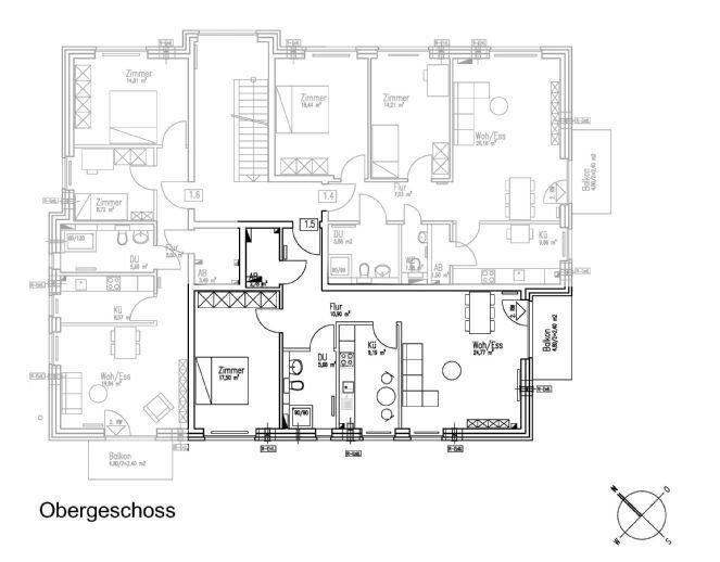 Wohnung zur Miete 880 € 2 Zimmer 74 m²<br/>Wohnfläche 1.<br/>Geschoss ab sofort<br/>Verfügbarkeit Berner Heerweg 508 Farmsen - Berne Hamburg 22159