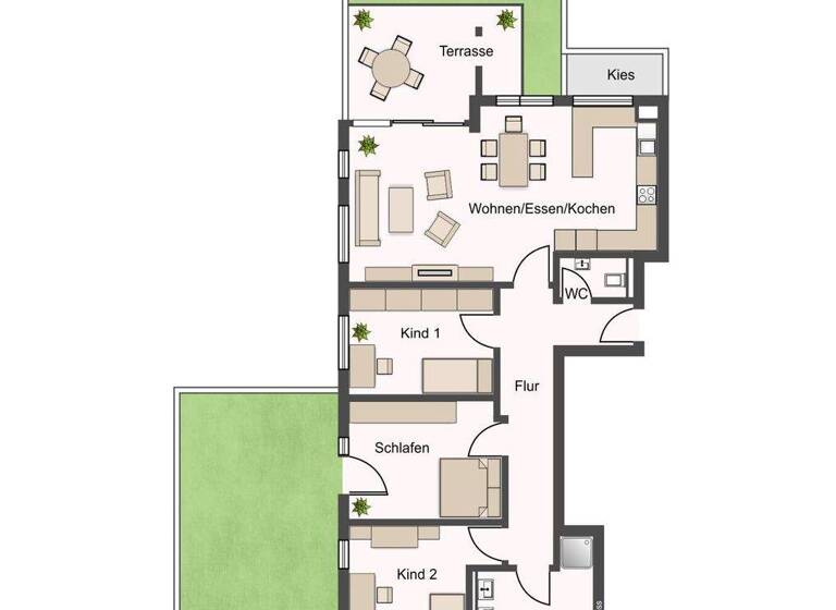 Wohnung zum Kauf 629.000 € 4 Zimmer 100 m² EG Hofen Stuttgart / Hofen 70378