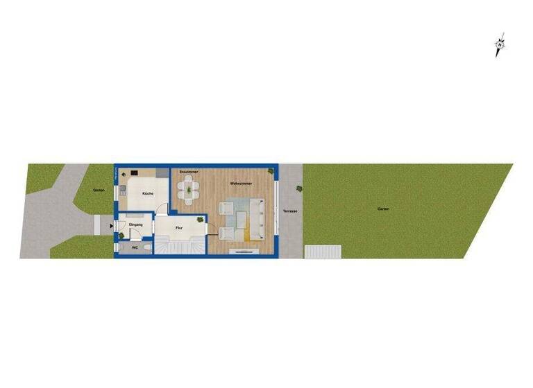 Reihenmittelhaus zum Kauf 446.000 € 5 Zimmer 149,5 m² 189 m² Grundstück Wald Solingen 42719