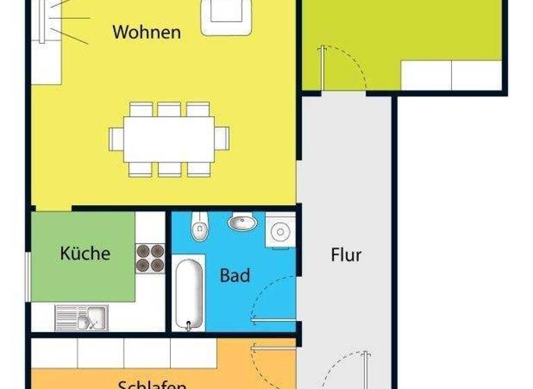 Wohnung zur Miete 665 € 3 Zimmer 78,8 m² frei ab 01.04.2026 Coswig 01640