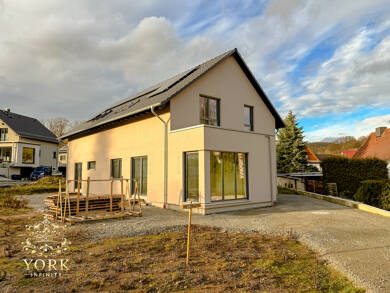 Doppelhaushälfte zum Kauf - Erstbezug 310.000 € 5 Zimmer 105,3 m² 550 m² Grundstück Kursdorf Eisenberg 07607