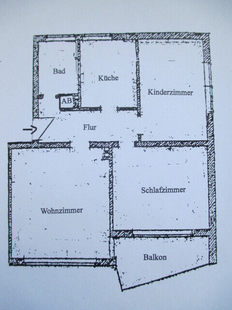 Wohnung zum Kauf als Kapitalanlage geeignet 79.000 € 3 Zimmer 70 m²<br/>Wohnfläche Möldersstraße 9 Diepholz Diepholz 49356