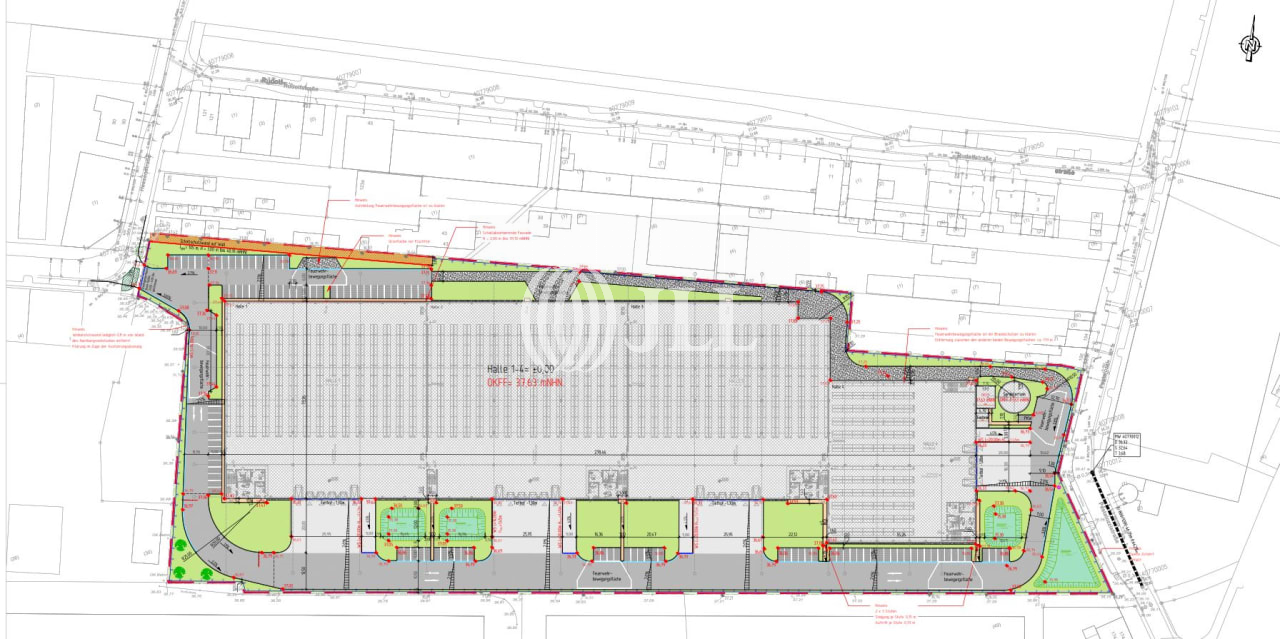 Lagerhalle zur Miete 18.740 m²<br/>Lagerfläche ab 19.254 m²<br/>Teilbarkeit Heerdt Düsseldorf 40549