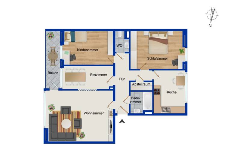 Wohnung zum Kauf 199.000 € 3 Zimmer 85 m² 2. Geschoss Eutin 23701