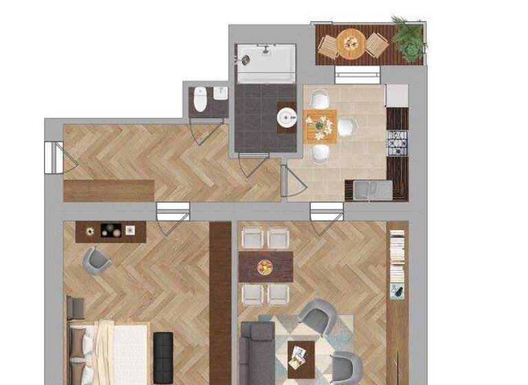 Wohnung zum Kauf 199.000 € 2 Zimmer 75,2 m² 3. Geschoss Bahnhofgürtel 23 Lend Graz 8020