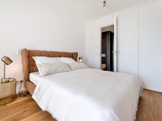 Wohnung zum Kauf - Neubau provisionsfrei 510.000 € 2 Zimmer 52,1 m² 25. Geschoss Europa-Allee Gallus Innenstadt I 60327