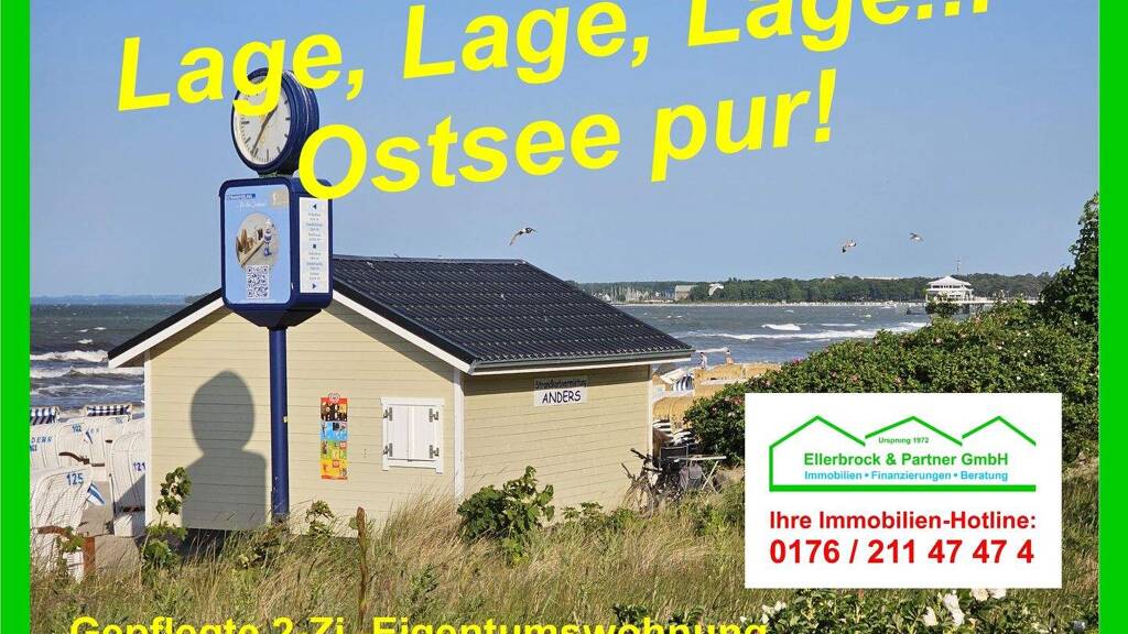 Wohnung zum Kauf 349.000 € 2 Zimmer 51,8 m² 1. Geschoss Poststraße 56 Timmendorfer Strand 23669